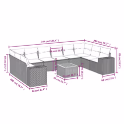 VidaXL 3225639 ensemble de meubles de jardin - Vue supplémentaire 8