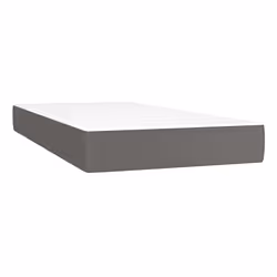 VidaXL 4007152, Taille enfant / adulte, Matelas à ressorts, Moyen, Gris, Blanc, Polyester, Polyester