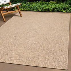 vidaXL Tapis ZIZUR 200x200 cm aspect de jute intérieur et extérieur
