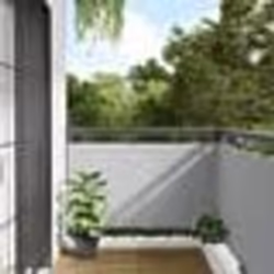 vidaXL Écran d'intimité de balcon gris 1000x75 cm PVC