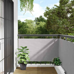 Vidaxl - cran d'intimité de balcon gris 400x90 cm pvc