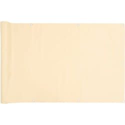 Vidaxl - cran d'intimité de balcon crème 300x90 cm pvc