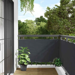 Vidaxl - cran d'intimité de balcon anthracite 300x120 cm pvc