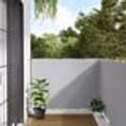 vidaXL Écran d'intimité de balcon gris 400x120 cm PVC