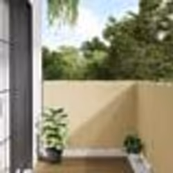 vidaXL Écran d'intimité de balcon crème 700x120 cm PVC