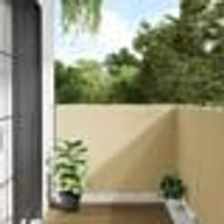 vidaXL Écran d'intimité de balcon crème 700x120 cm PVC