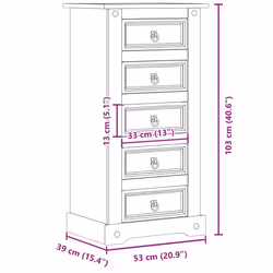 VidaXL 4005661 Table de nuit et table de chevet - Vue supplémentaire 7