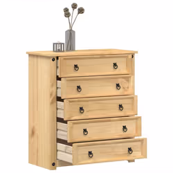 vidaXL Commode Corona 80x40x89 cm bois massif de pin