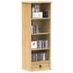 vidaXL Armoire à CD Corona 40x30x110 cm bois de pin massif