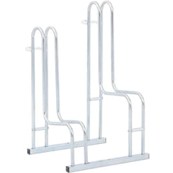 Vidaxl - Support de vélo au sol autoportant pour 2 vélos acier galvanisé