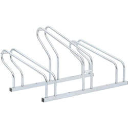 Vidaxl - Support de vélo au sol autoportant pour 3 vélos acier galvanisé