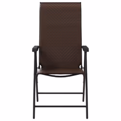 VidaXL 4007138 chaise d'extérieur Terrace Polyuréthane, Acier Marron - Vue supplémentaire 5