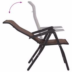 VidaXL 4007138 chaise d'extérieur Terrace Polyuréthane, Acier Marron - Vue supplémentaire 8
