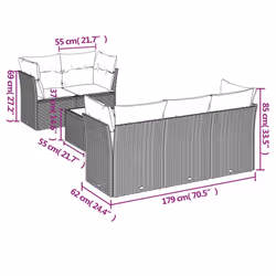 VidaXL 3249087 ensemble de meubles de jardin