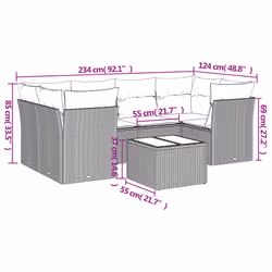 VidaXL 3249097 ensemble de meubles de jardin