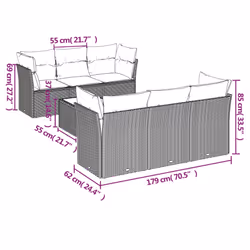 VidaXL 3249098 ensemble de meubles de jardin