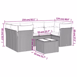 VidaXL 3249107 ensemble de meubles de jardin