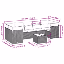 VidaXL 3249139 ensemble de meubles de jardin