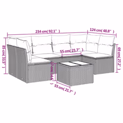 VidaXL 3249228 ensemble de meubles de jardin