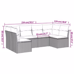 VidaXL 3249229 ensemble de meubles de jardin