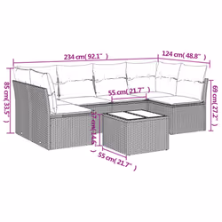 VidaXL 3249238 ensemble de meubles de jardin