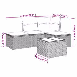 VidaXL 3249319 ensemble de meubles de jardin