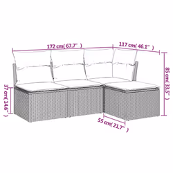 VidaXL 3249337 ensemble de meubles de jardin