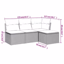 VidaXL 3249339 ensemble de meubles de jardin