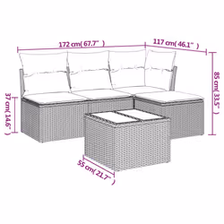 VidaXL 3249352 ensemble de meubles de jardin