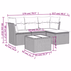 VidaXL 3249375 ensemble de meubles de jardin
