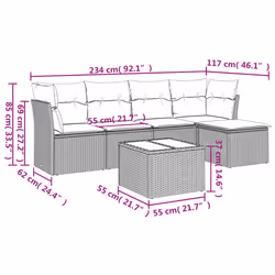 VidaXL 3249395 ensemble de meubles de jardin