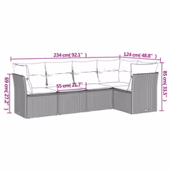 VidaXL 3249435 ensemble de meubles de jardin