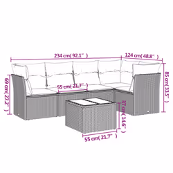 VidaXL 3249437 ensemble de meubles de jardin