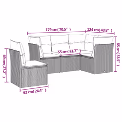 VidaXL 3249488 ensemble de meubles de jardin
