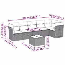 VidaXL 3249507 ensemble de meubles de jardin