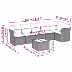 VidaXL 3249508 ensemble de meubles de jardin