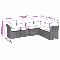 VidaXL 3249519 ensemble de meubles de jardin