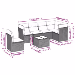 VidaXL 3249541 ensemble de meubles de jardin