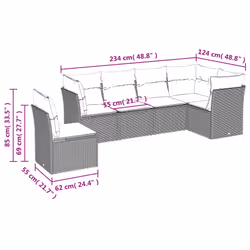 VidaXL 3249545 ensemble de meubles de jardin