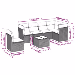 VidaXL 3249551 ensemble de meubles de jardin