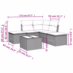 VidaXL 3249564 ensemble de meubles de jardin