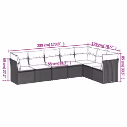 VidaXL 3249575 ensemble de meubles de jardin