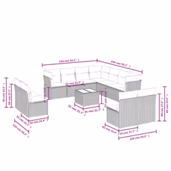 VidaXL 3249671 ensemble de meubles de jardin