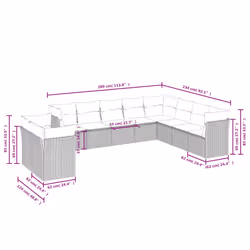 VidaXL 3249699 ensemble de meubles de jardin