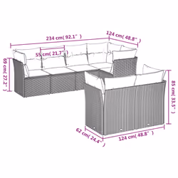 VidaXL 3249738 ensemble de meubles de jardin