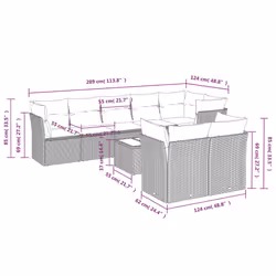 VidaXL 3249761 ensemble de meubles de jardin