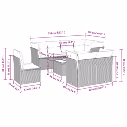 VidaXL 3249781 ensemble de meubles de jardin