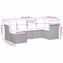 VidaXL 3249792 ensemble de meubles de jardin