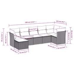 VidaXL 3249821 ensemble de meubles de jardin