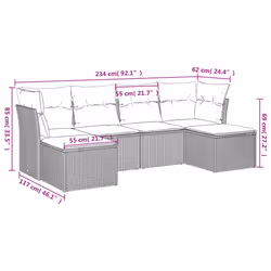 VidaXL 3249851 ensemble de meubles de jardin